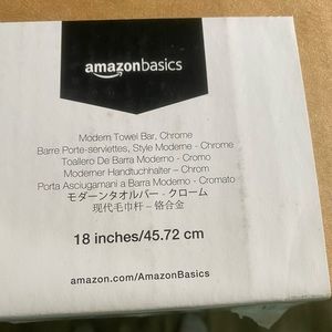 Amazon Basics 18in towel holder